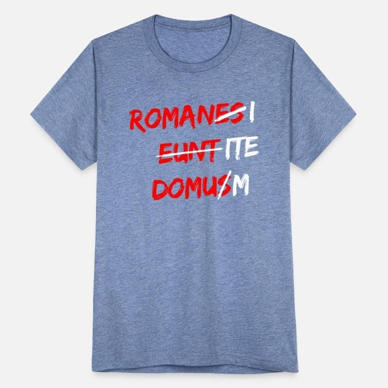 romanes eunt domus Unisex Tri-Blend T-Shirt