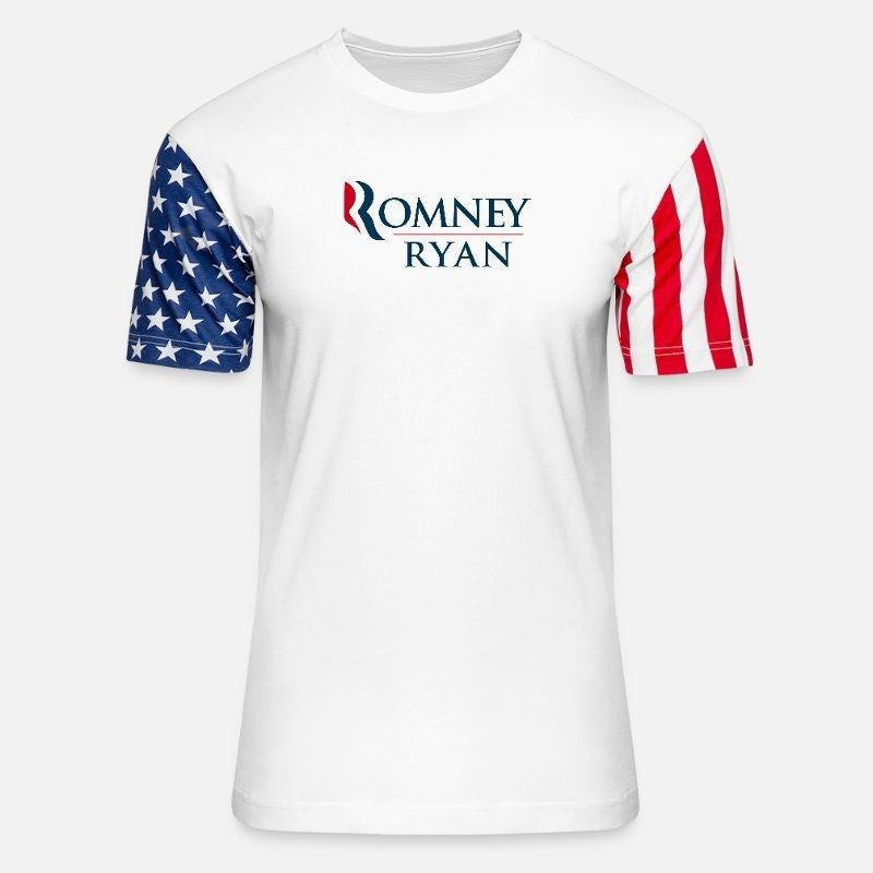 Romney Ryan 2012 Logo Unisex Stars & Stripes T-Shirt