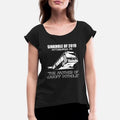 Sinkhole of 2019 Pittsburgh Bus Jagoff Pothole Womens Rolled Sleeve T-Shirt