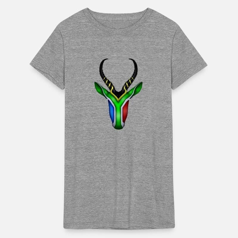 Springbok Flag Womens Tri-Blend Organic T-Shirt