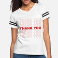 Thank you Womens Vintage Sport T-Shirt