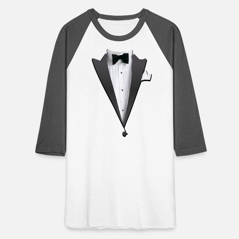 Tuxedo Jacket Costume T-shirt Unisex Baseball T-Shirt