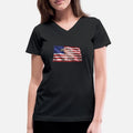 United States Womens V-Neck T-Shirt