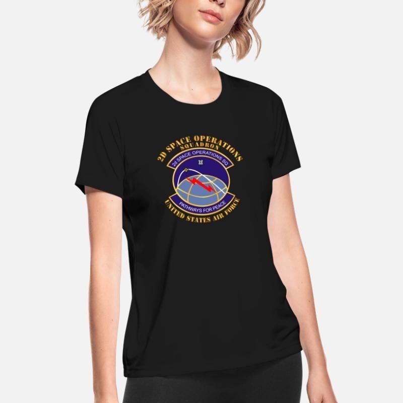 USAF 2d Space Operations Squadron Womens Sport T-Shirt