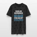 Violin Repairer Unisex Adult Star Printed T-Shirt