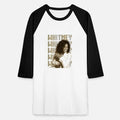 Whitney Houston Photo And Name Tag Unisex Baseball T-Shirt