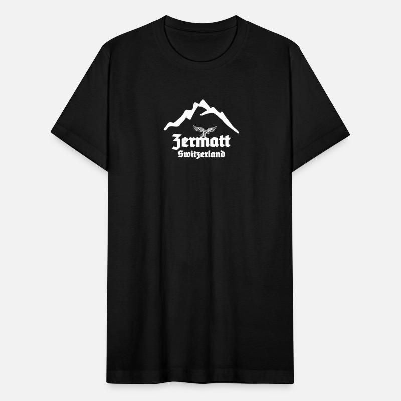 Zermatt Swiss Region Switzerland Schweiz Unisex Jersey T-Shirt